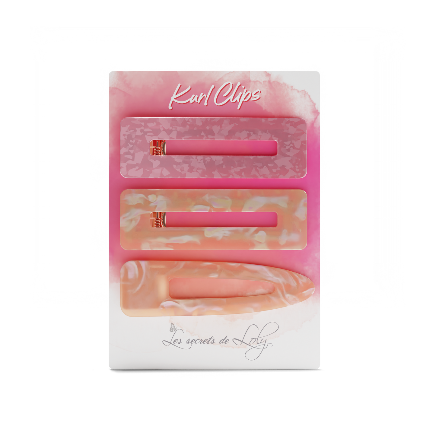 Kurl Clips - Trio de barrettes